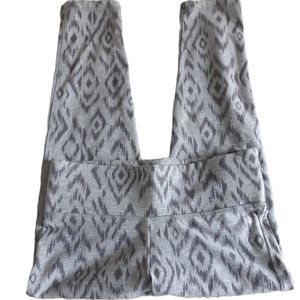 Victoria's Secret XS Grey Crop Capri Pullon Fitness Pants/Leggings